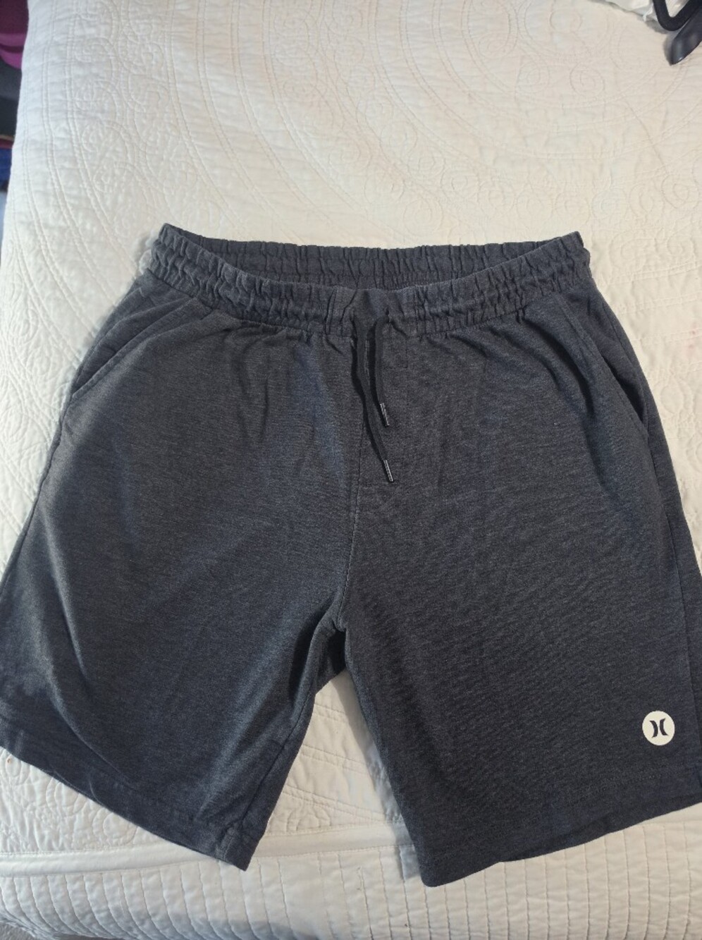 Hurley M3ns' Dark Gray Pull-On Jogger Shorts